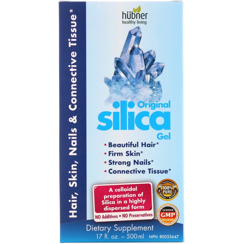 Naka Herbs & Vitamins Ltd, Hubner, настоящий силикагель, 17 жидких унций (500 мл)