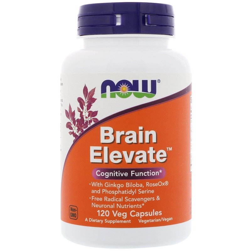 Now Foods, Препарат для улучшения работы мозга, 120 вегетарианских капсул