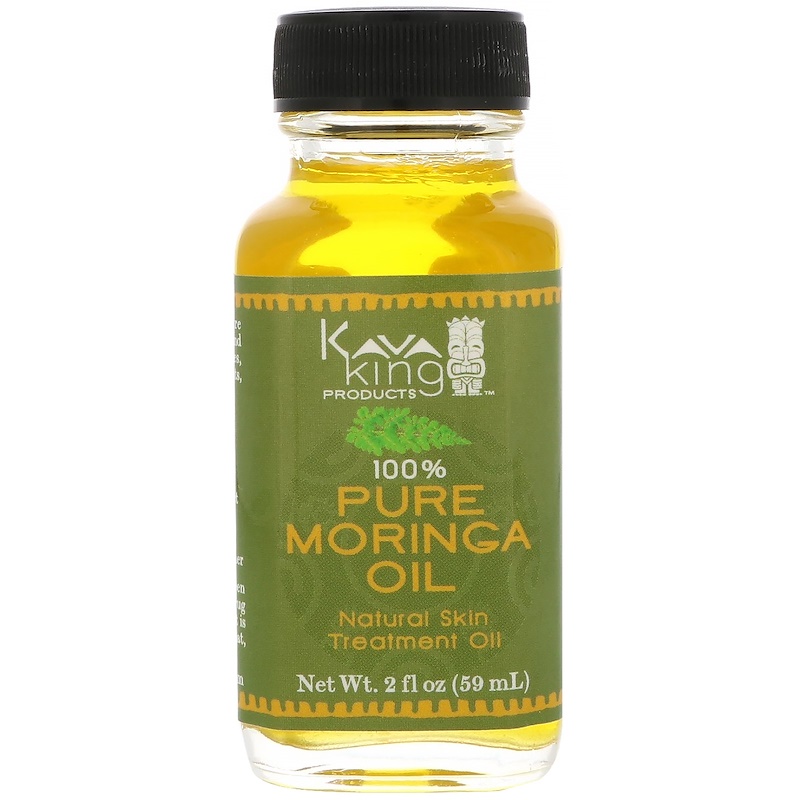 Kava King Products Inc, 100% чистое масло моринги, 2 ж. унц. (59 мл)