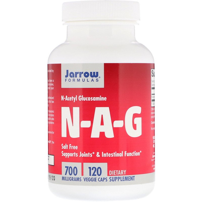 Jarrow Formulas, NAG, 700 мг, 120 растительных капсул