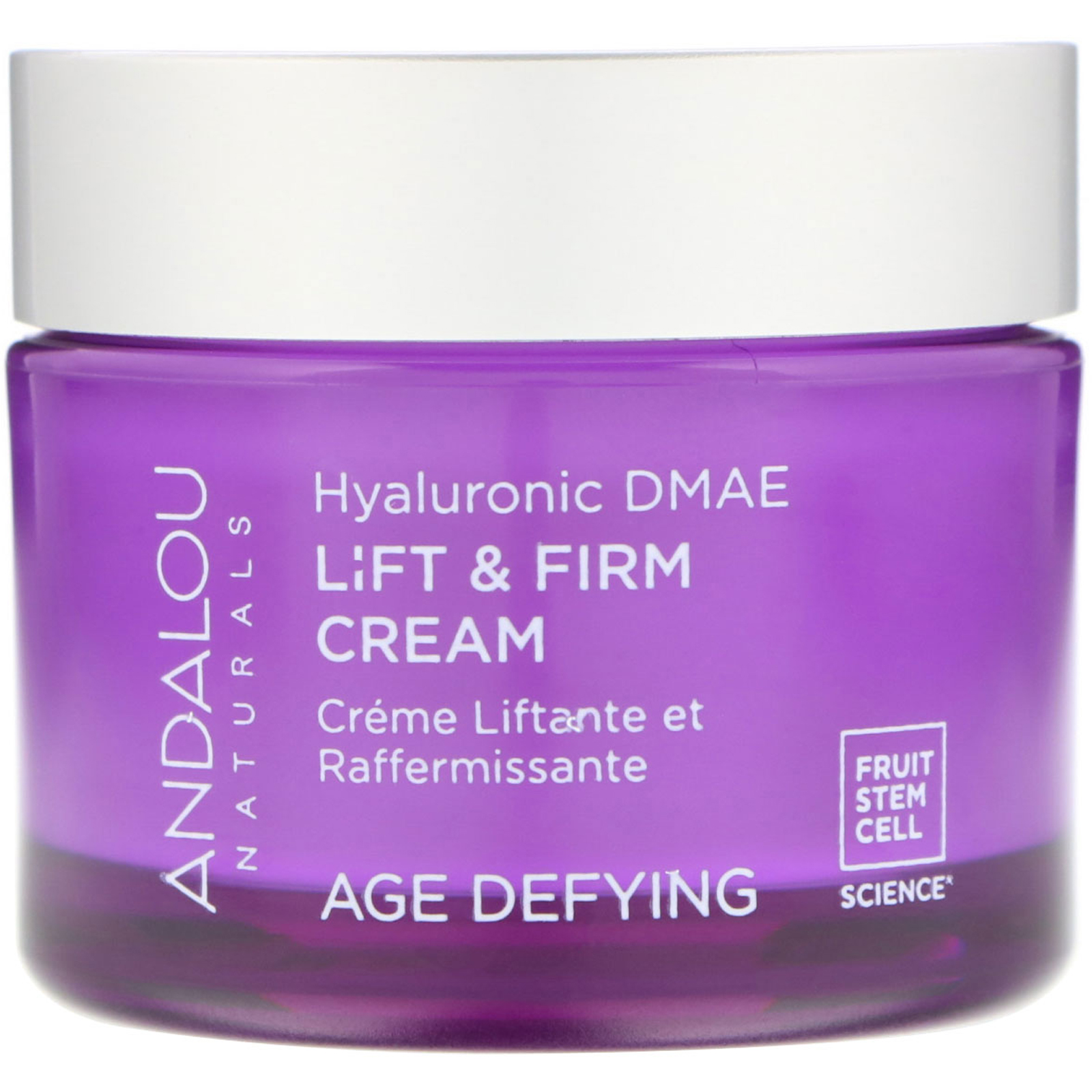 Andalou Naturals, Andalou Naturals, лифтинговый укрепляющий крем с гиалуроновой кислотой и ДМАЭ