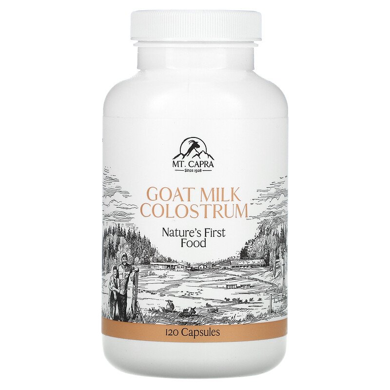 Mt. Capra, Capra Colostrum, молозиво из козьего молоко, 120 капсул