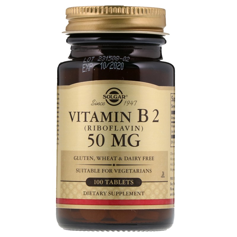 Solgar, Vitamin B2 (Riboflavin)