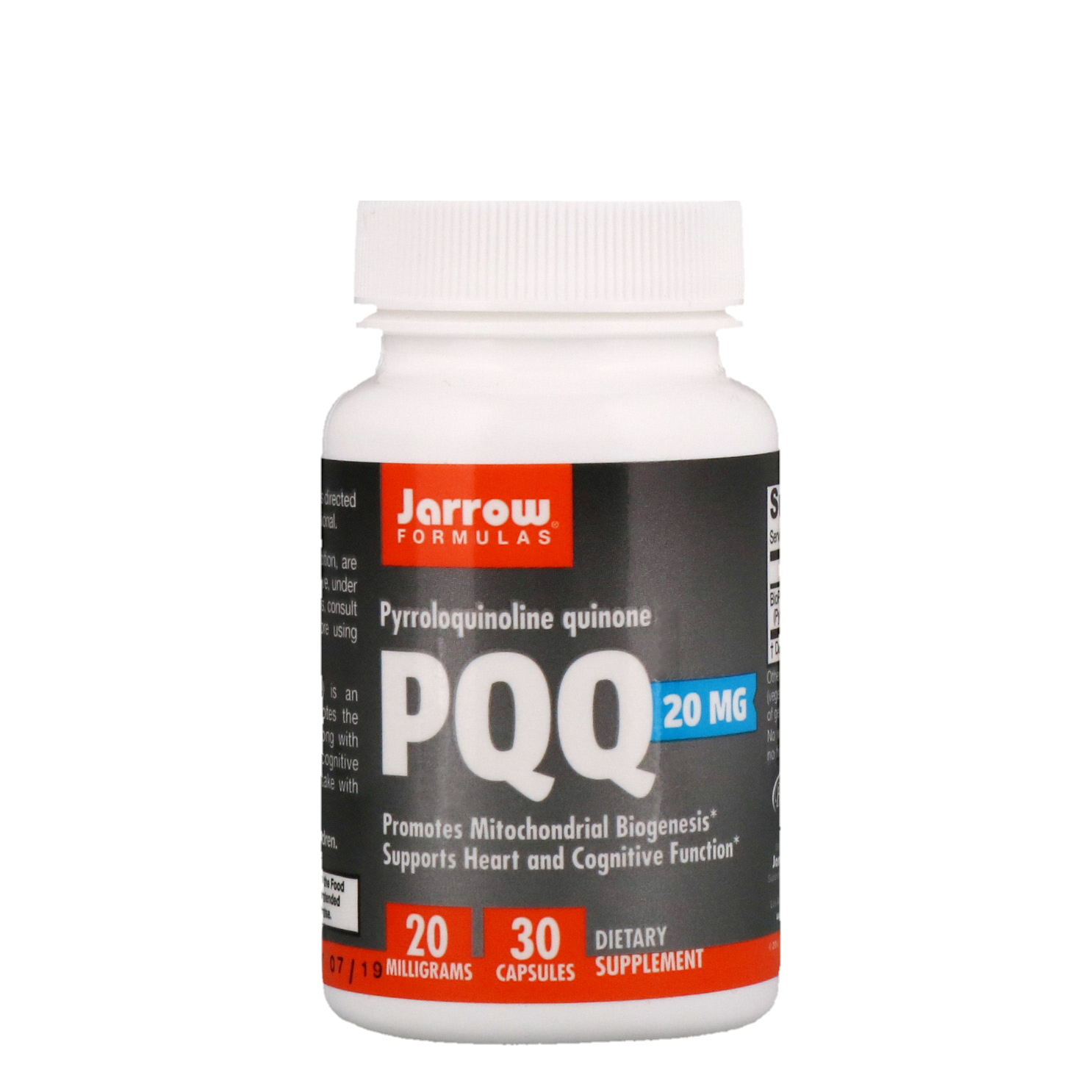 Jarrow Formulas, ППХ (Пирролохинолинхинон хинон), 20 мг, 30 капсул