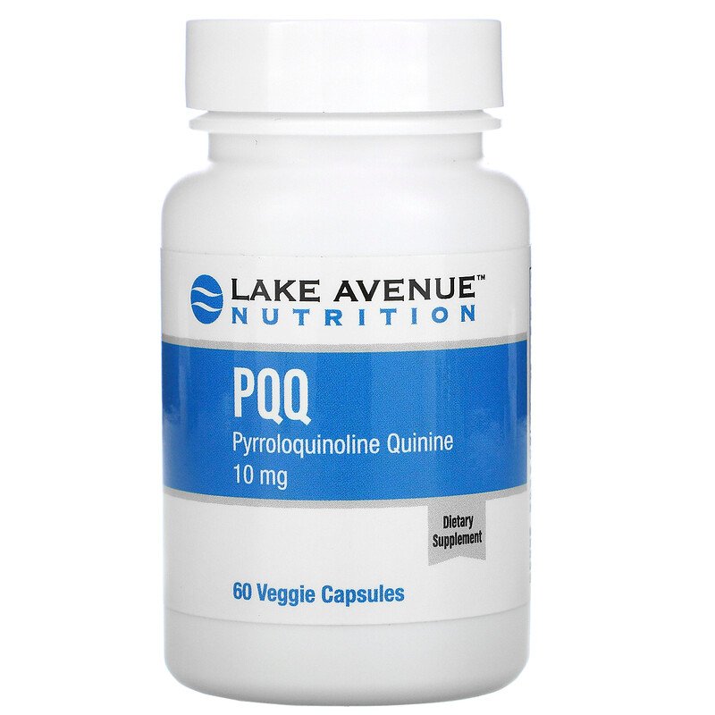 Lake Avenue Nutrition, PQQ (пирролохинолинхинон), 10 мг, 60 растительных капсул