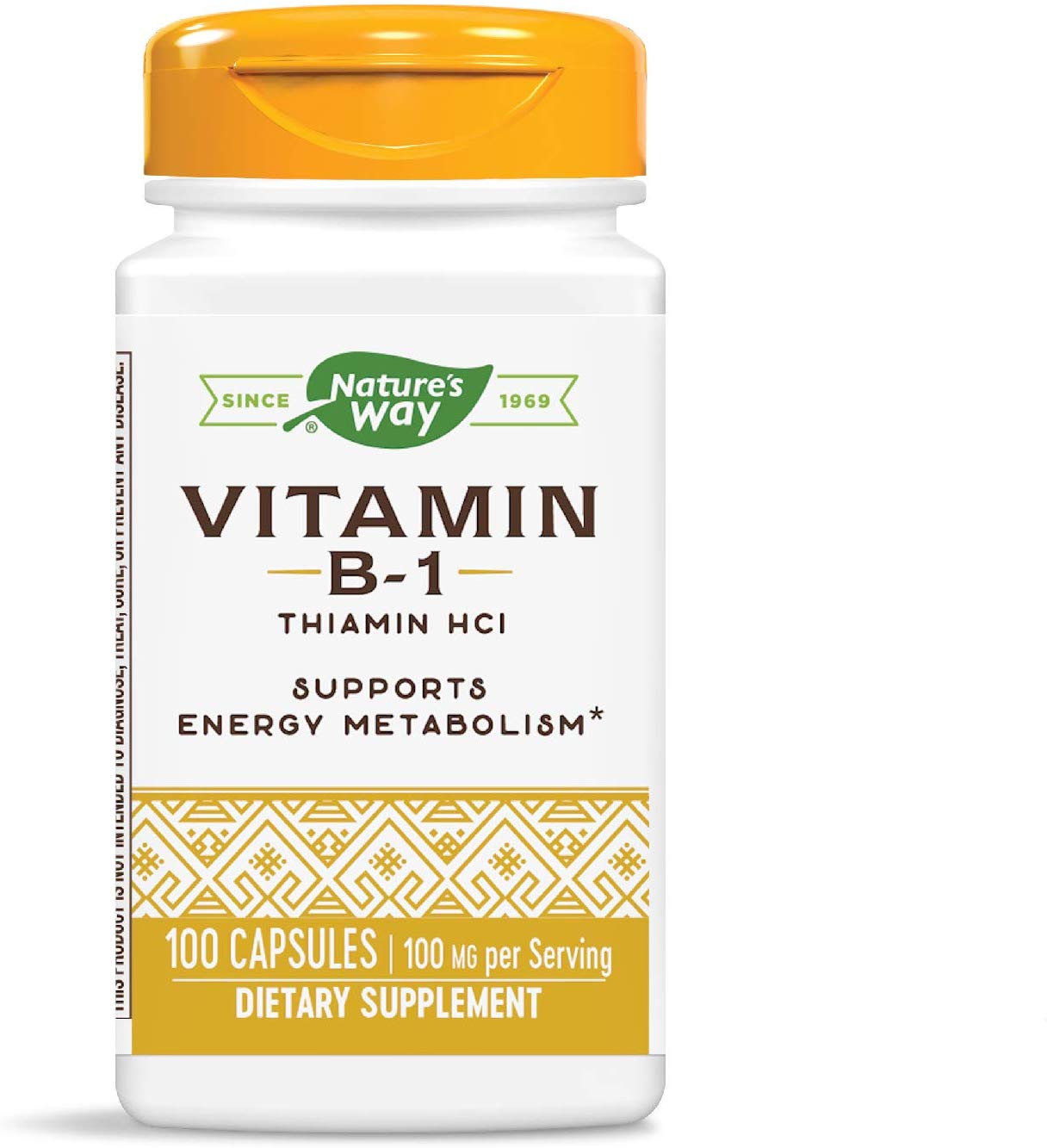 Nature's Way, Vitamin B-1, 100 mg, 100 Capsules